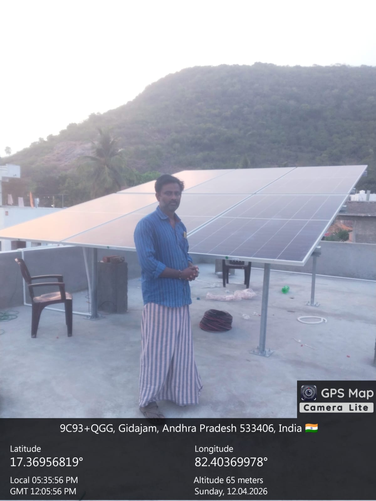 Solar installation Rayabhupalapatnam