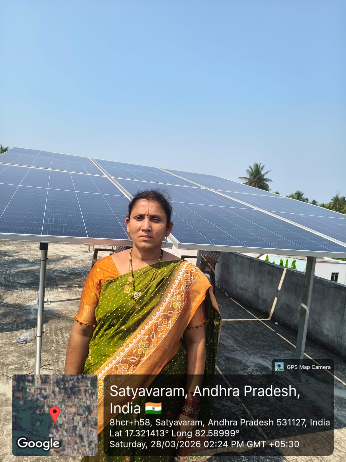 Solar installation Vemavaram