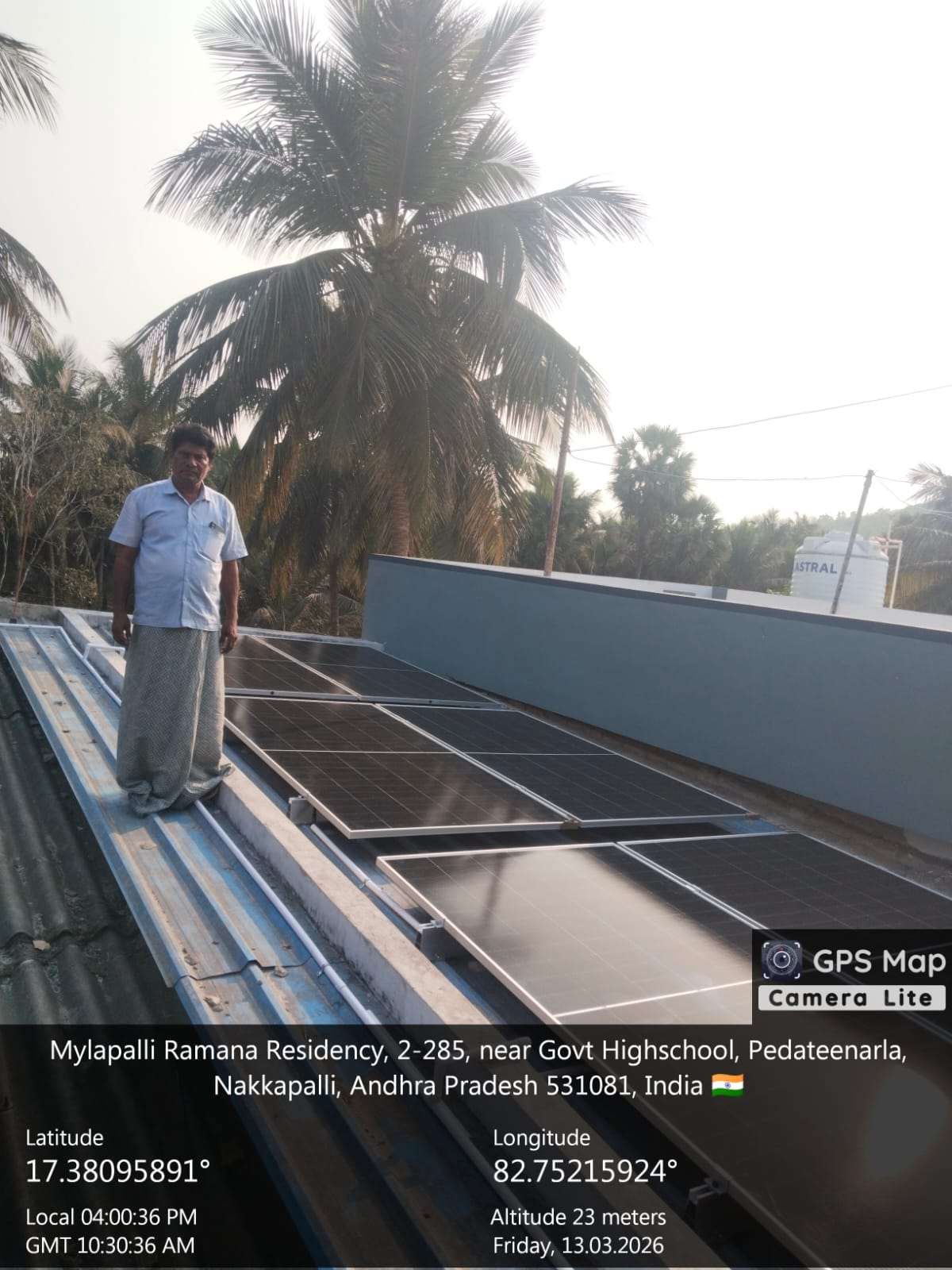 Solar installation Gidajam